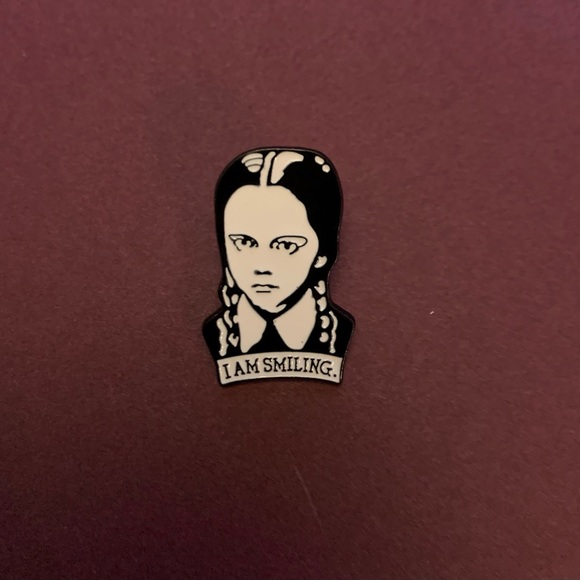 Wednesday Adams sticker and stick pin set - Picture 7 of 8